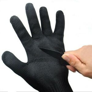 Works Gloves Cut Proof Stainless Steel Wire Washable Breathable Durable