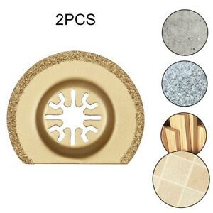 2pc Blade 63mm Grout Blades For Fein Multimaster Oscillating Equipment Practical
