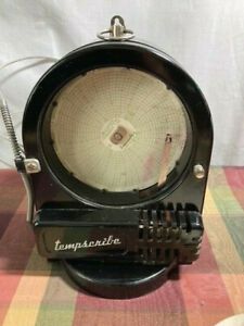 Bacharach Tempscribe 7 Day Temperature Recorder  # 14-7031 BAKELITE TEMPSCRIBER