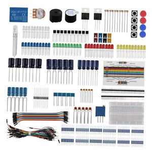 ELECTRONIC COMPONENTS 2000 PCS KIT for BEGINNERS STUDENTS   ESENTIALS