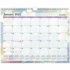 2022 Wall Calendar by AT-A-GLANCE, 15&#034; x 12&#034;, Medium, Monthly, Dreams