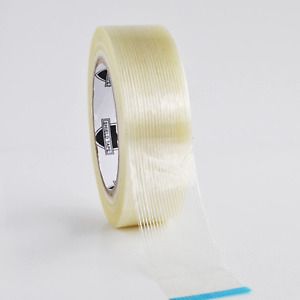 Heavy Duty Strapping Tape, Medium Grade Filament Tape Rolls, 4.0 Mil Thick, 2 x