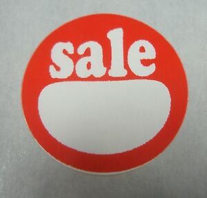 60 Self-Adhesive Sale 1&#034; Labels Stickers Retail Store Supplies