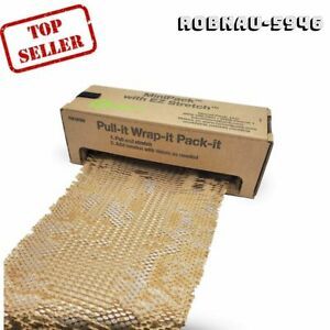 HexcelWrap Cushioning Paper 15.25&#034;x300&#039; in Self-Dispensed Box Eco-Friendly Brow