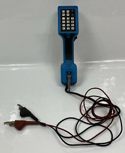 VINTAGE HARRIS DRACON TS22 109 PHONE LINE TESTER LINEMAN PHONE BLUE