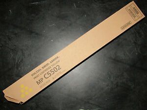 Genuine Ricoh Savin Lanier Print Cartridge YELLOW MP C5502 841752 (841680) C4502