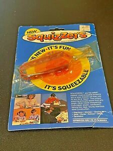 1983 Vintage HTF Squizzers Squeezable School Safety Scissors Original Package!