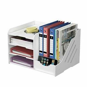 Natwind Office 4-Tier Paper Organizer with File Document Holder Office Suppli...