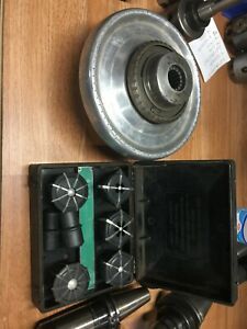 JACOBS RUBBER FLEX COLLET SPEED CHUCK W. L O MOUNT + COLLETS