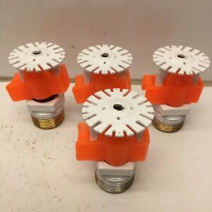 TYCO TY5207 White Pendant Sprinkler Head 200F QR 3/4” (Lot of 4)