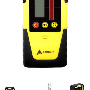 Adir Universal Rotary Laser Detector - Dual Display Laser Receiver with Auto-...