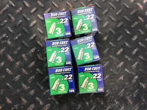 100PK Duo-Fast GREEN VERT .22 CALIBER FOR POWDER ACTUATED TOOLS 6 BOXES OF 100