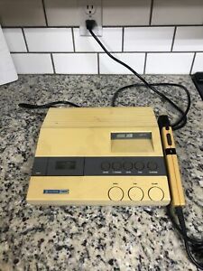 Vintage Harris Lanier P-128 Dictaphone/Mini Cassette Recorder