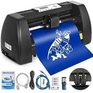 14 &#039;&#039; Vinyl Cutter Plotter Machine 350mm Paper Feed Software Sign Sticker Making