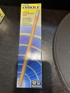 Lot of 5 Dixon Oriole Pencil, # 2, Black Lead, Yellow Barrel, 12/PK, 12872