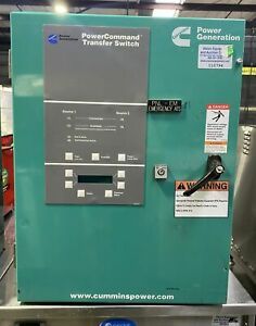 CUMMINS POWER COMMAND TRANSFER SWITCH OTPCA 5929561 125 AMP 208 VOLT 3 POLE