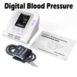 Digital Blood Pressure &amp; Heart Beat Monitor NIBP CONTEC08A-VET High Quality