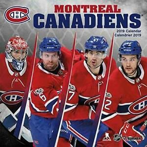 Turner Sport Montreal Canadiens   Bilingual French English 2019 12X12 Team Wall