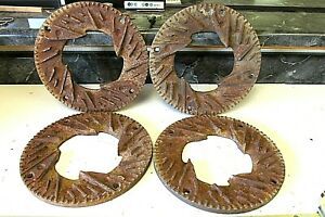 4 Cast Iron Letz Corn Grinder Feed Burr Mill Cattle Hogs Hit Miss Motor Plate