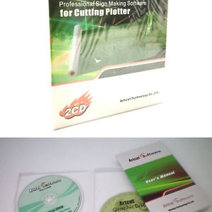 ARTCUT 2009 Pro Software for Sign Vinyl Plotter Cutter Cutting Plotter 9 Lang...