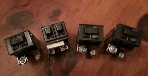 Pushmatic lot of 4 breakers for sale