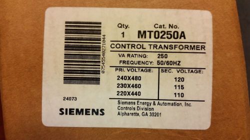 Siemens Transformer 250A MT0250A