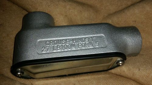 Crouse-Hinds 1&#034;  27 LB100M Form 5 Conduit Body New With Cover