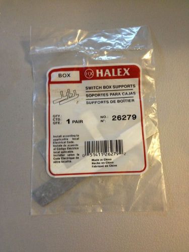 NWT Halex 26279 Steel Switch Box Supports