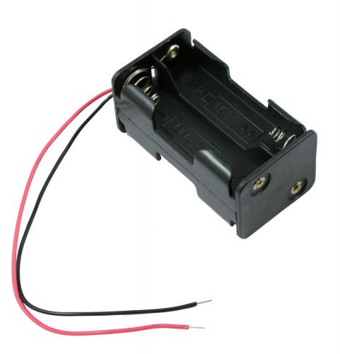 Aa x 4 open battery holder square base box 15cm wires for sale