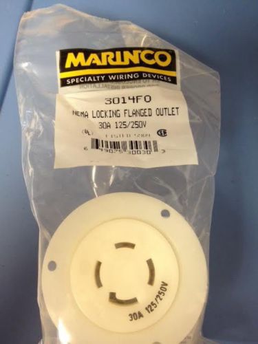 New marinco flanged outlet 305f0 30a 30 a amp 125v for sale