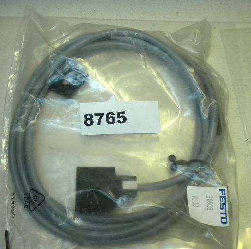 (8765) festo solenoid socket with cable 30931 for sale
