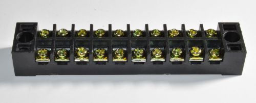 (3 pcs) 600v 15a double row 10 position terminal barrier block connector tb-1515 for sale
