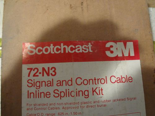 3M SCOTCHCAST 72-N3 SIGNAL AND CONTROL CABLE INLINE SPLICING KIT