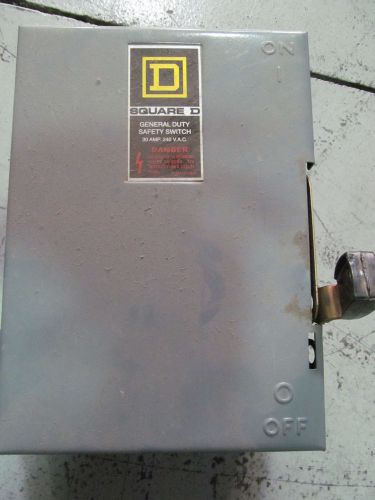 Square D 30 Amp Disconnect DU321 Type 1 240 V