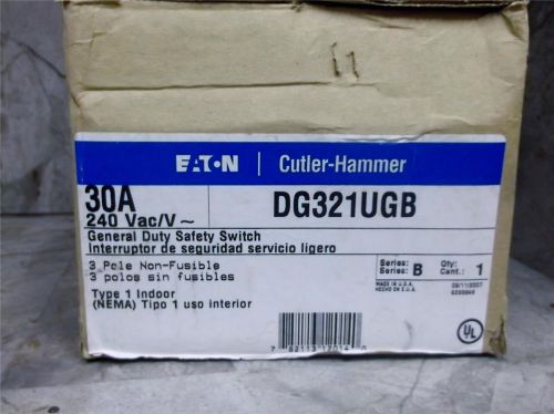 Eaton/Cutler Hammer # DG321 UGB Safety Switch New In Box