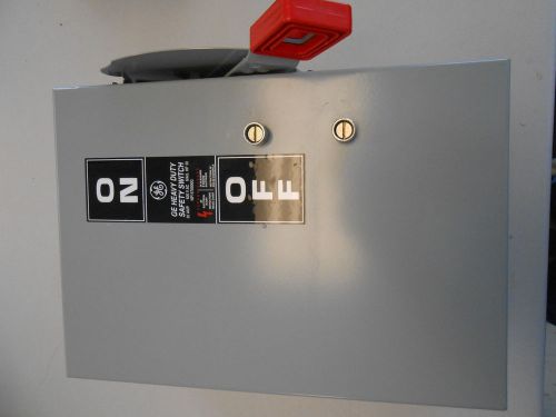 GE 30 AMP 600 VOLT SAFETY SWITCH THN3361J N/F 3 PHASE DISCONNECT