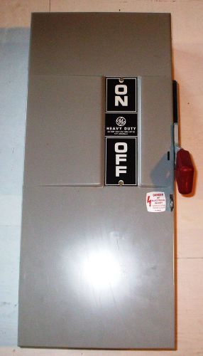 New GE TH3362 60 Amp, 600v. Fusible, Nema1 Safety Switch