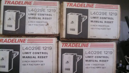 Tradeline  Limit Control Manual Reset  L4029E1219  3&#034; Insertion