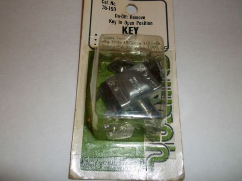35-190 crouse-hinds arrow heart electrical keyswitch ul listed (spst) gc elect. for sale