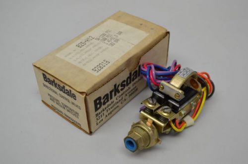 NEW BARKSDALE B2S-H12 50-1200PSI MAX 1500PSI PRESSURE SWITCH 1/4IN NPT D232791