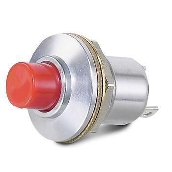 Pushbutton Switches Style 3 Sldr Std. N.O. Mmtry Red