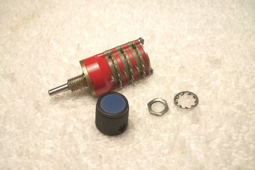 1 grayhill rotary switch  w/knob   6p/4t  3 deck  non-shorting smaller switch for sale
