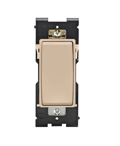 Leviton Renu Switch RE151-DT for Single Pole Applications  15A-120/277VAC  in Da