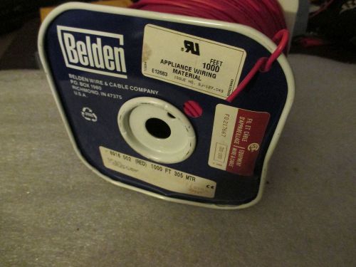 Belden 8918 Hook-up/lead wire 1000FT 18AWG 105° 600V Red