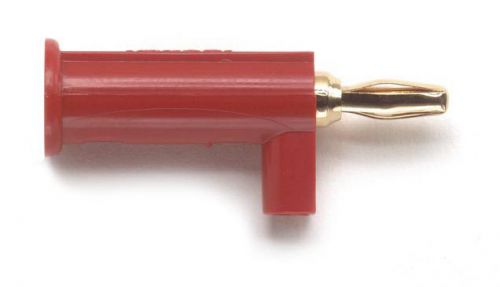 Pomona 2945-0 miniature banana plug with safety sleeve, solderless, black for sale