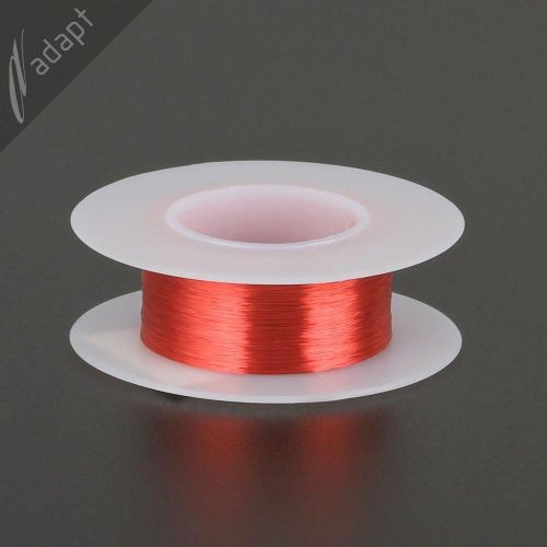 Magnet wire, enameled copper, red, 38 awg (gauge), 130c, ~1/16 lb, 1210 ft for sale