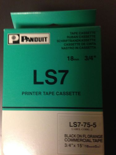 Panduit ls7 printer tape ls7-75-5 for sale