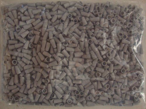 New grey wire-nut wire connectors - 1000 pack for sale