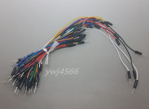 65pcs solderless flexible breadboard jumper cable male for arduino raspberry pi for sale