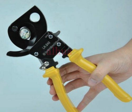 Hand Tool Cable Wire Ratchet cutter Up To 240mm? LK-240 high quality
